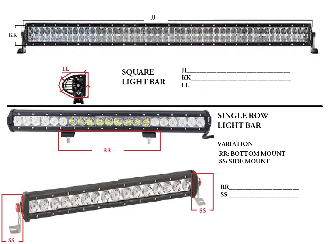 SQUARE LIGHT BAR