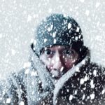 Man-in-snowstorm